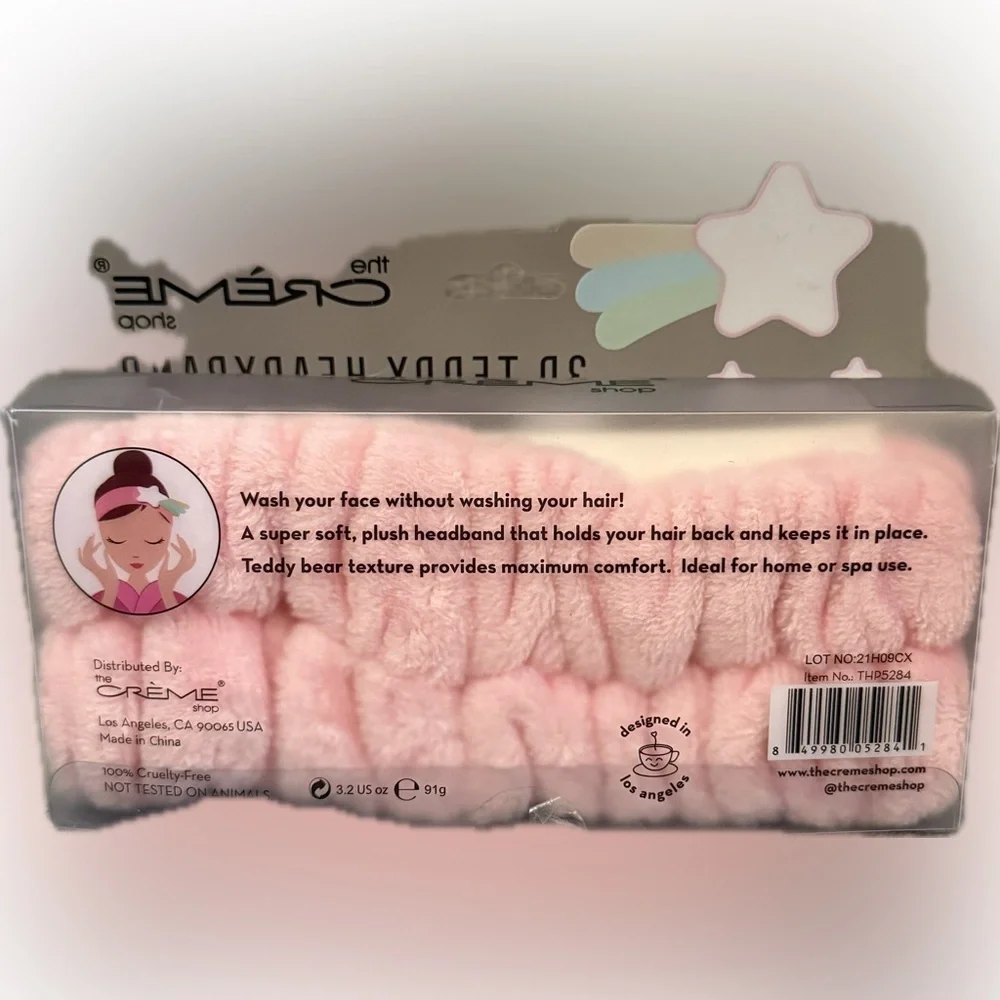 🩷THE CRÈME SHOP🩷3D Teddy Headyband/NIB